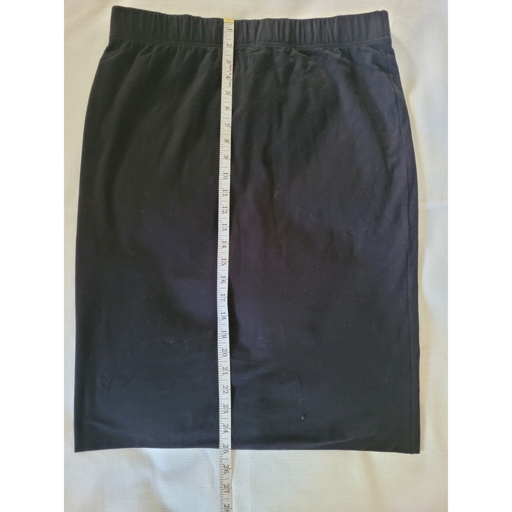 NWT Peruvian Connection Size XL Black Double Layer Knee Length Pencil Skirt - Picture 2 of 4